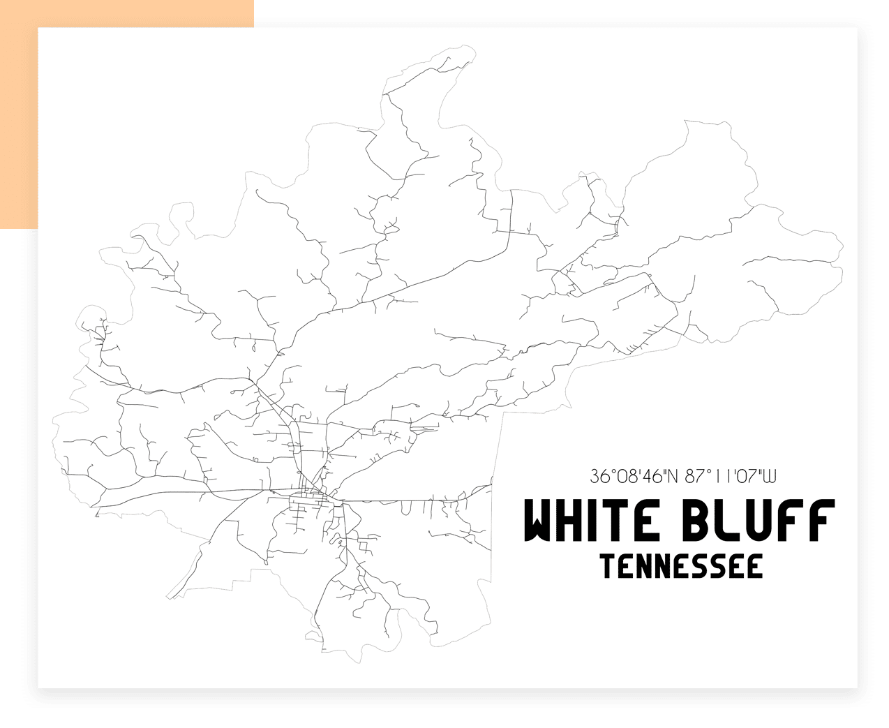 Map of White Bluff